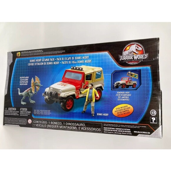 Jurassic World Legacy Collection Dennis Nedry Getaway Pack GWY59 Mattel 2020 - Picture 3 of 4